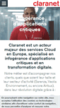 Mobile Screenshot of claranet.fr