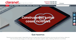 Desktop Screenshot of claranet.es
