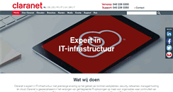 Desktop Screenshot of claranet.nl